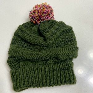 Sea Turtle Green Slouchy Beanie
